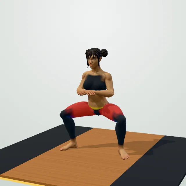 Sumo Squat — 3D demo