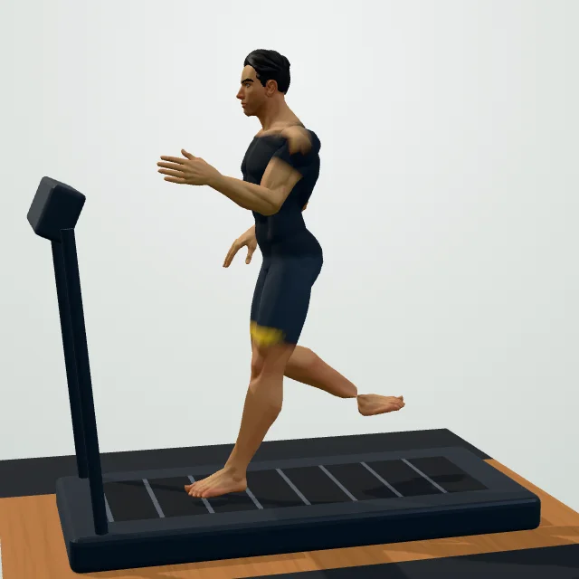 Treadmill Running — Start