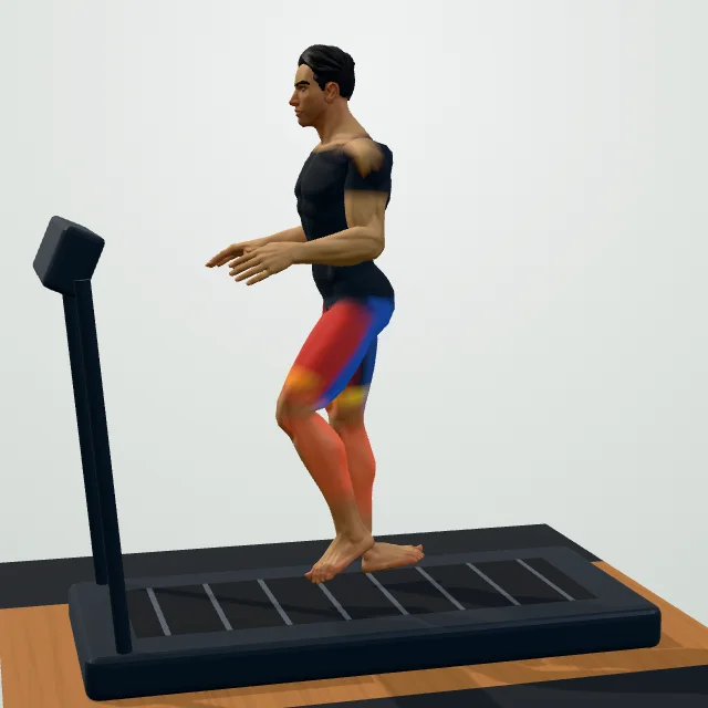 Treadmill Running — 3D demo