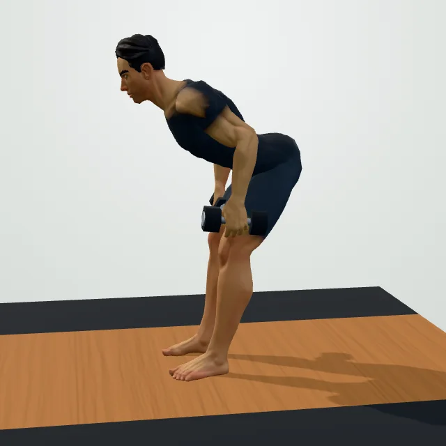 Triceps Kickback — Start