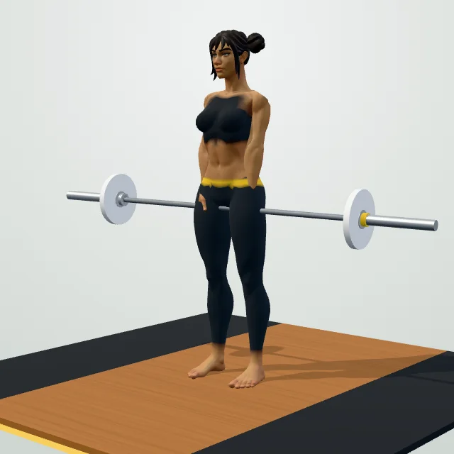 Upright Row — Start