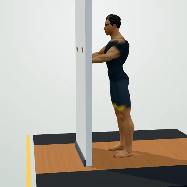 Wall Push-Up — Start