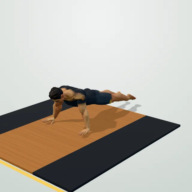 Wide Push-Up — Start
